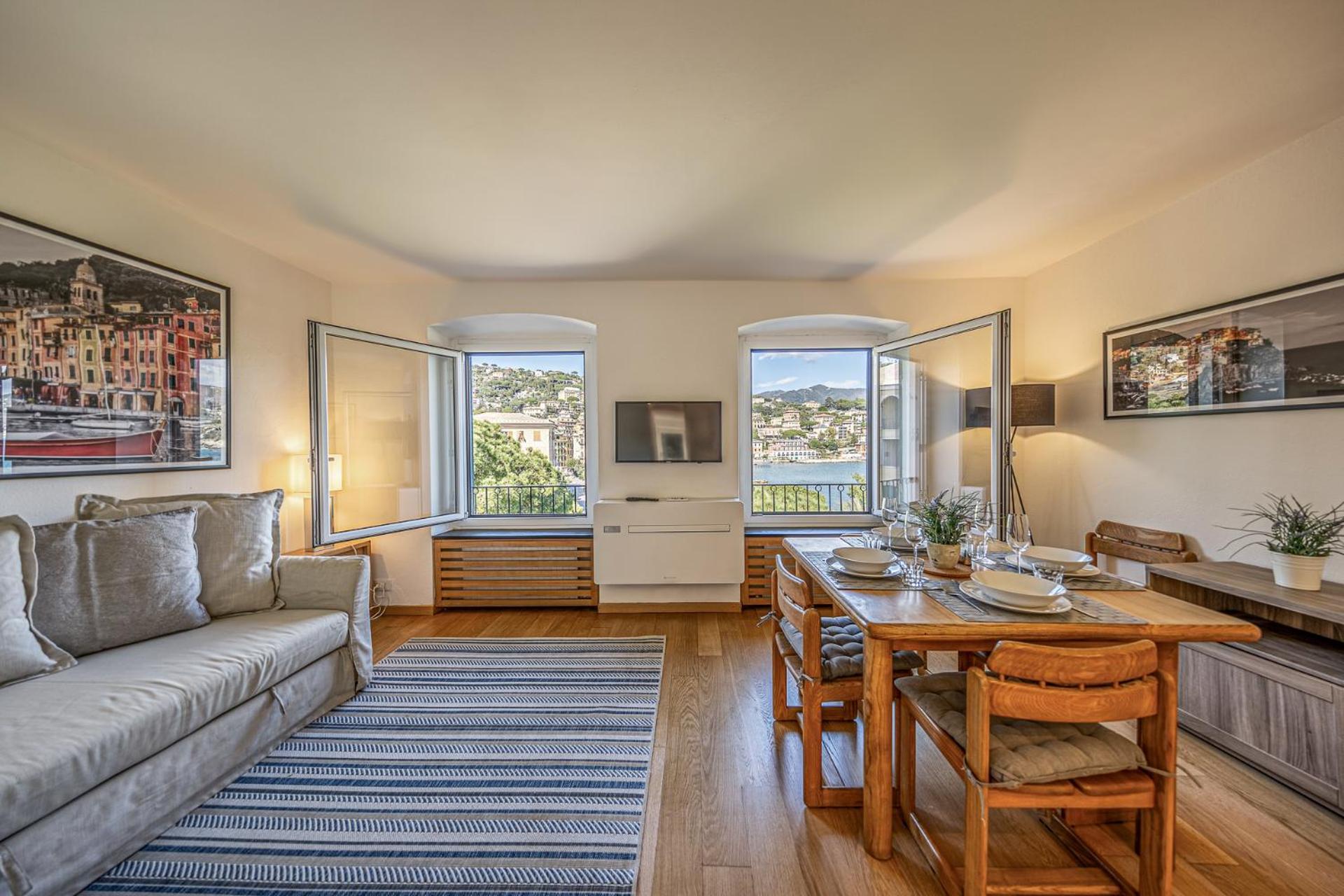 Cozy Apartment - Relax E Vista Mare Da Sogno Santa Margherita Ligure Bagian luar foto